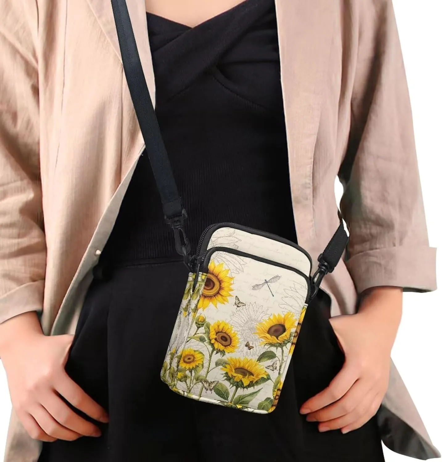 Womens Crossbody Bag Cell Phone Purse Wallet Small Shoulder Handbag Travel Sports Gym Bag