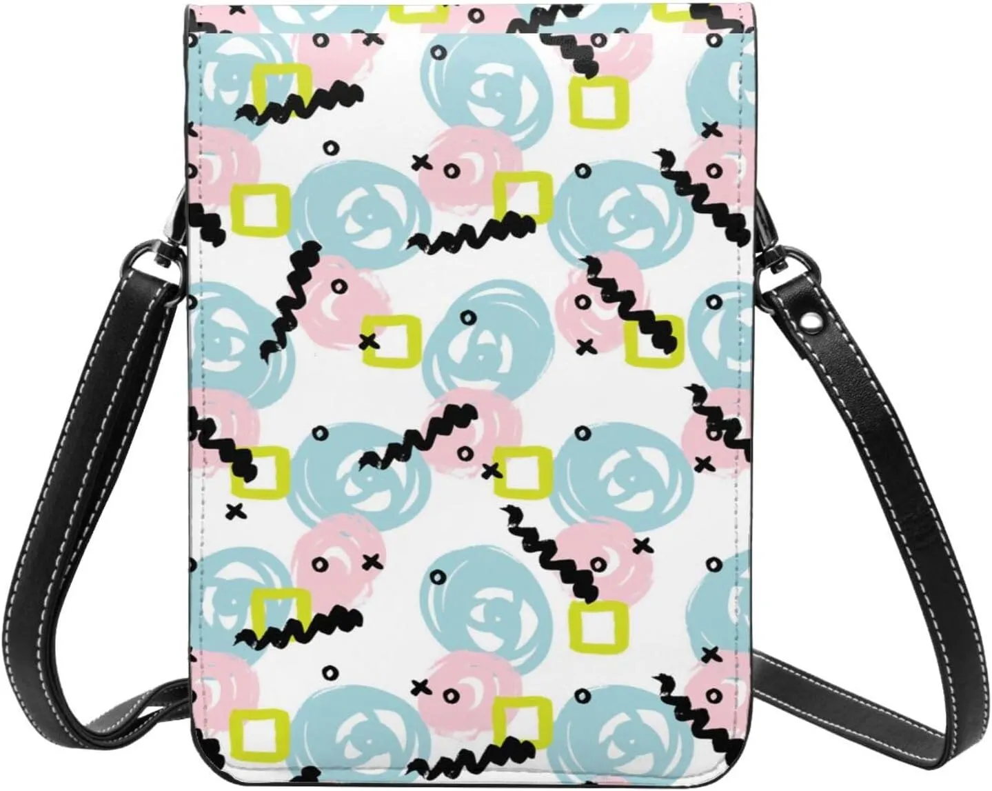 Womens Crossbody Bags Dandelion Pattern Phone Bag Wallet Purses Adjustable Strap