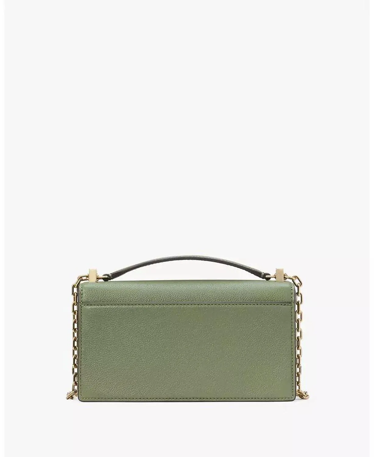 Women's Deco Pebbled Mini Flap Chain Crossbody Bag