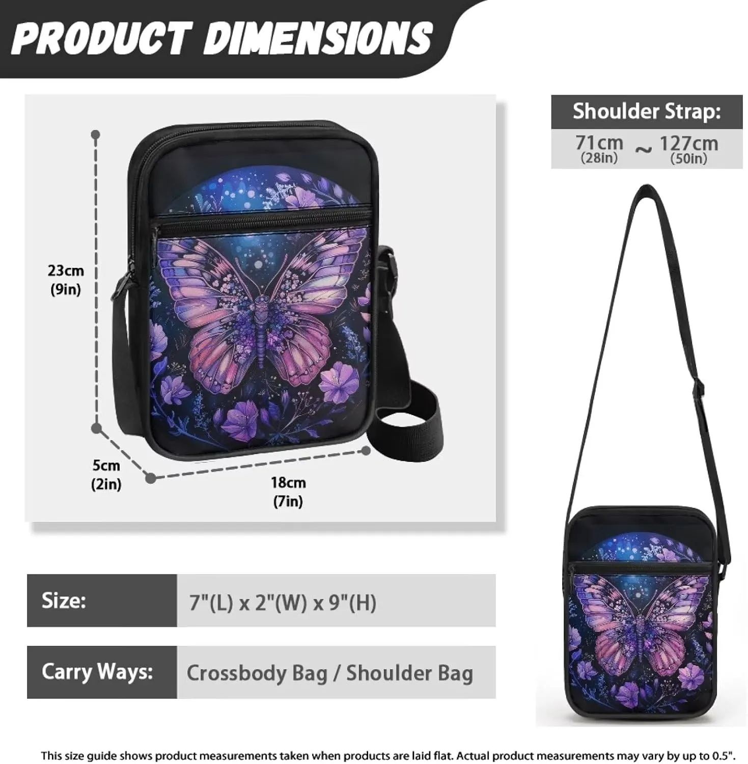 Womens Messenger Bag Small Crossbody Bags Phone Purse Wallet for Outdoor Hiking Sports