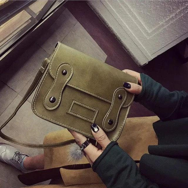 Women's Retro Patchwork Crossbody Bag