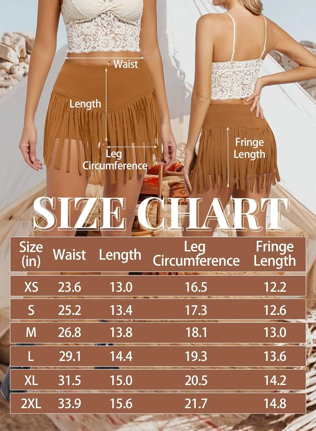 Womens Western Cowgirl Fringe Shorts - Country Concert Outfits Sexy Booty Pole Dance Rave Festival Tassel Bottoms