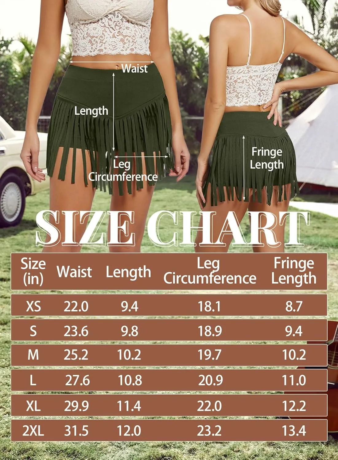 Womens Western Cowgirl Fringe Shorts - Country Concert Outfits Sexy Booty Pole Dance Rave Festival Tassel Bottoms