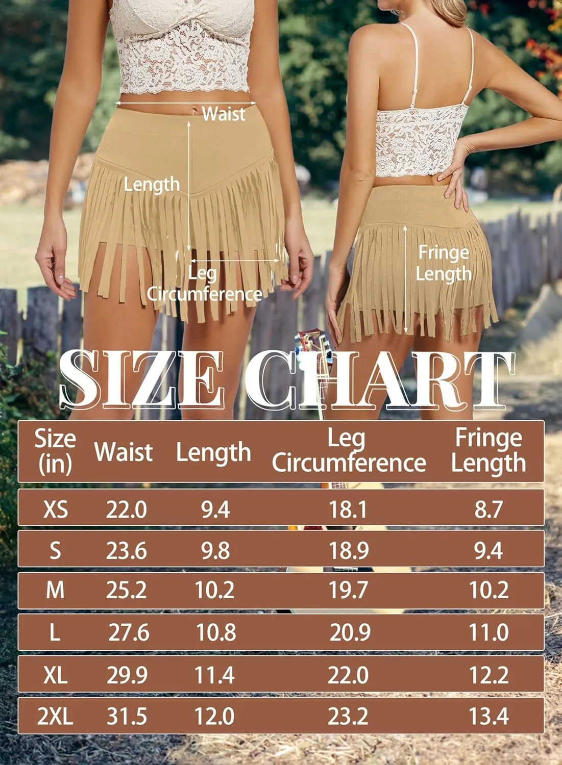 Womens Western Cowgirl Fringe Shorts - Country Concert Outfits Sexy Booty Pole Dance Rave Festival Tassel Bottoms