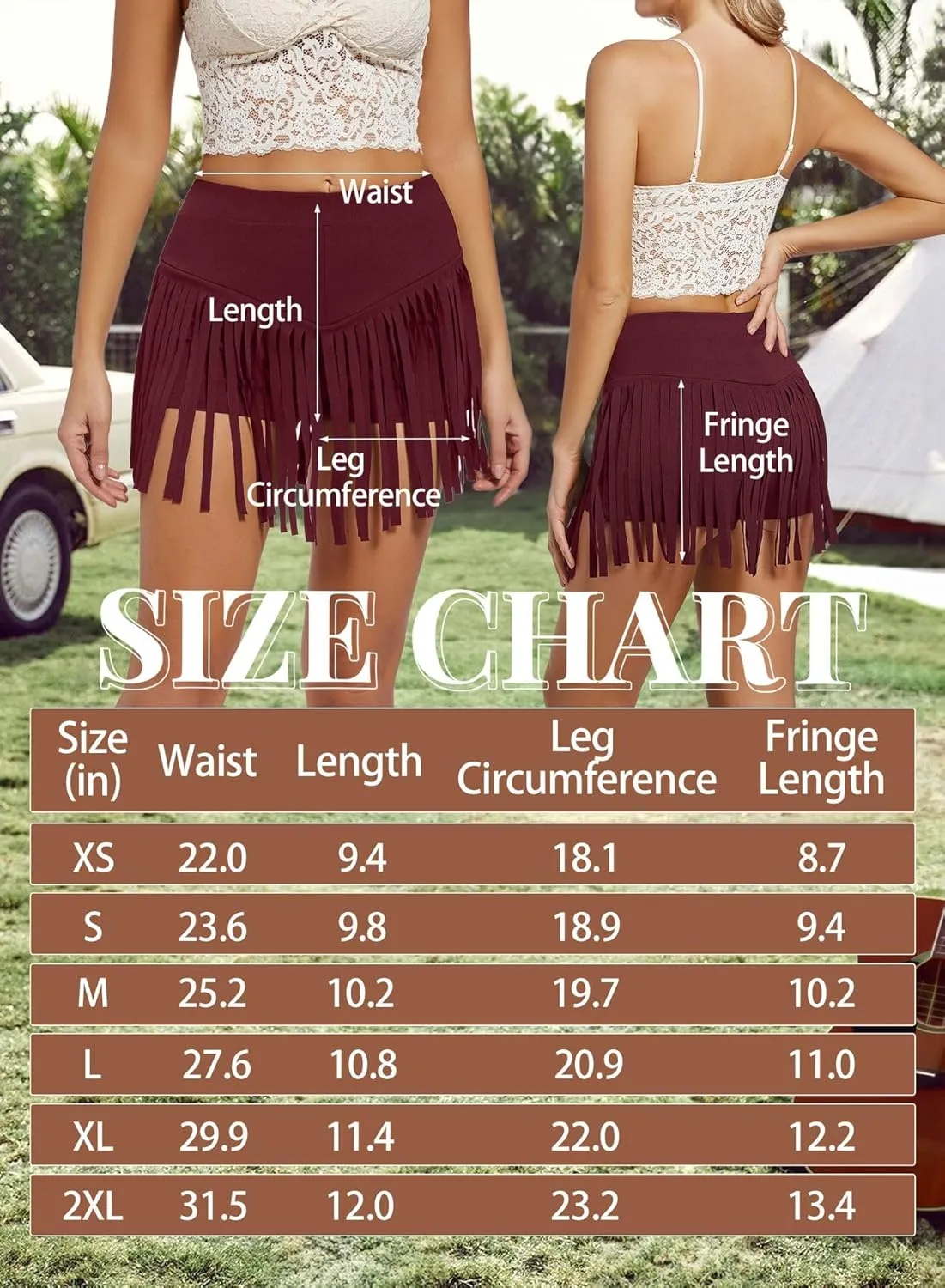 Womens Western Cowgirl Fringe Shorts - Country Concert Outfits Sexy Booty Pole Dance Rave Festival Tassel Bottoms
