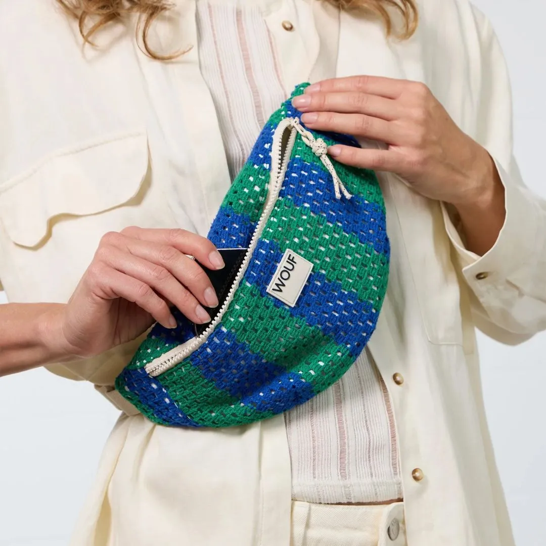 Wouf - Waistbag Mistral - Blauw/Groen