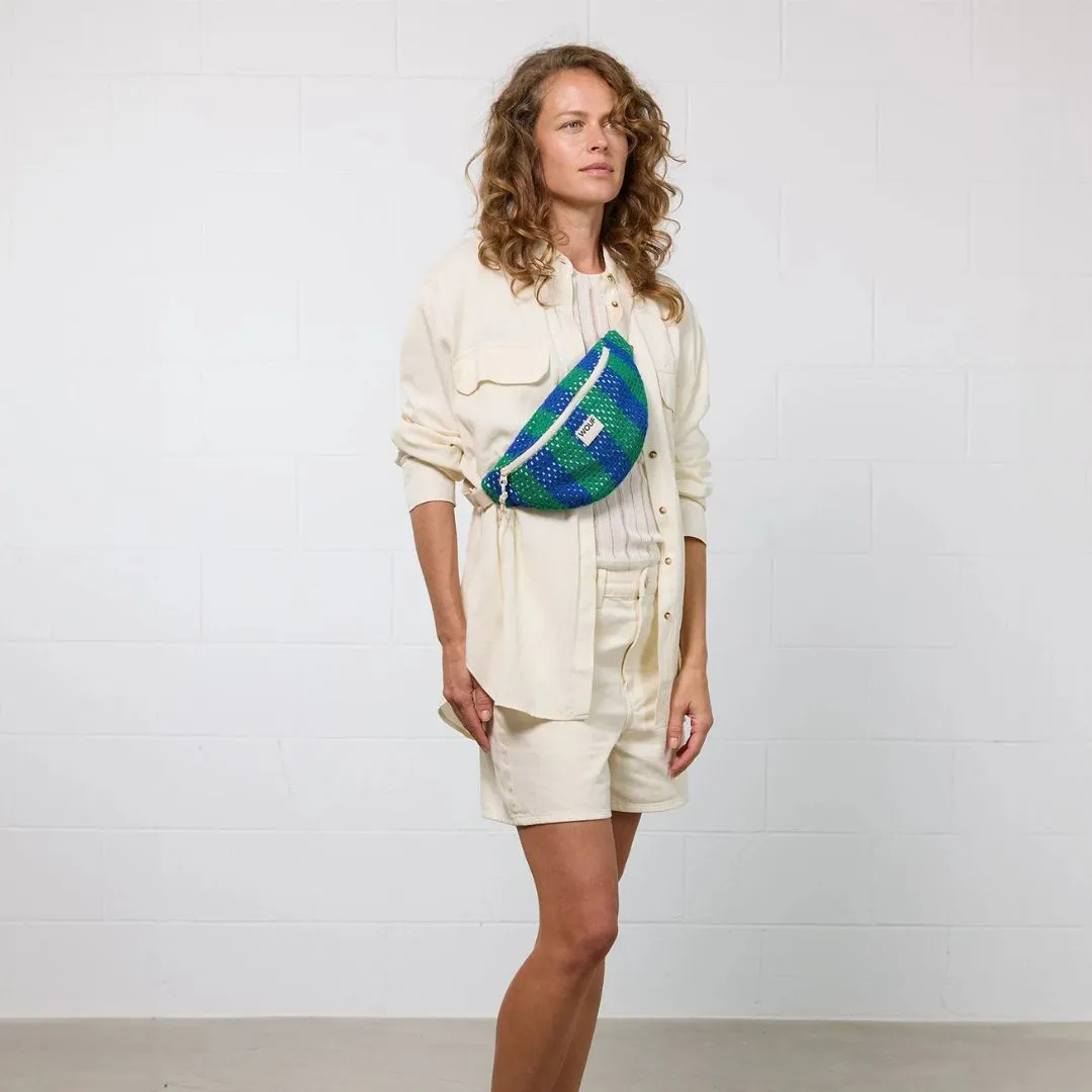 Wouf - Waistbag Mistral - Blauw/Groen