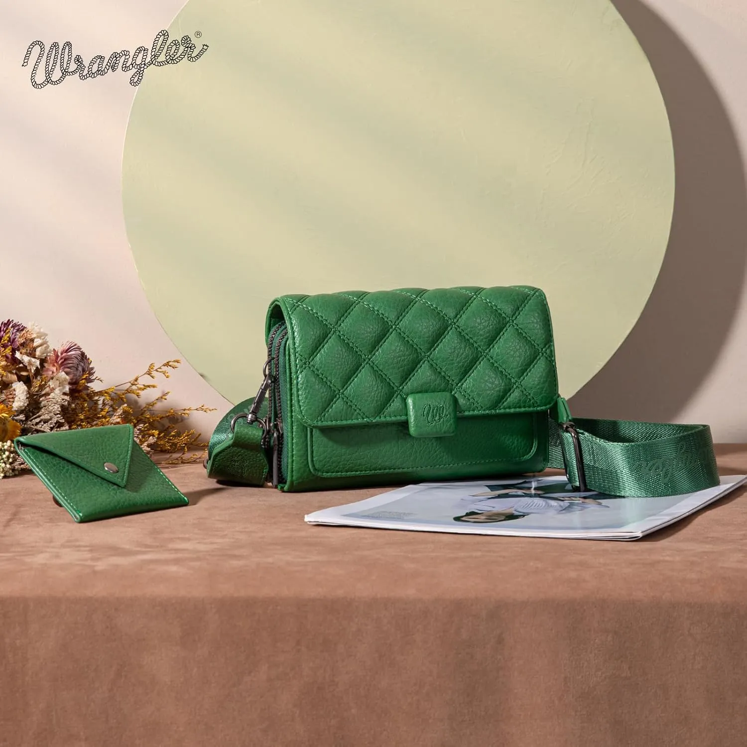 Wrangler Crossbody Wallet Purses for Women Rfid Blocking Wallet Purses with Crossbody Strap