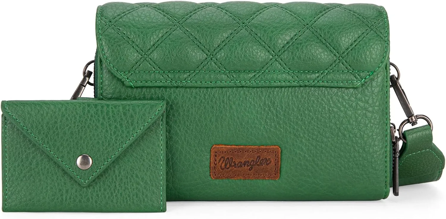 Wrangler Crossbody Wallet Purses for Women Rfid Blocking Wallet Purses with Crossbody Strap