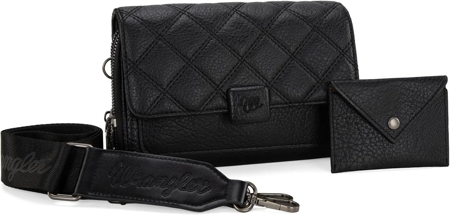 Wrangler Crossbody Wallet Purses for Women Rfid Blocking Wallet Purses with Crossbody Strap