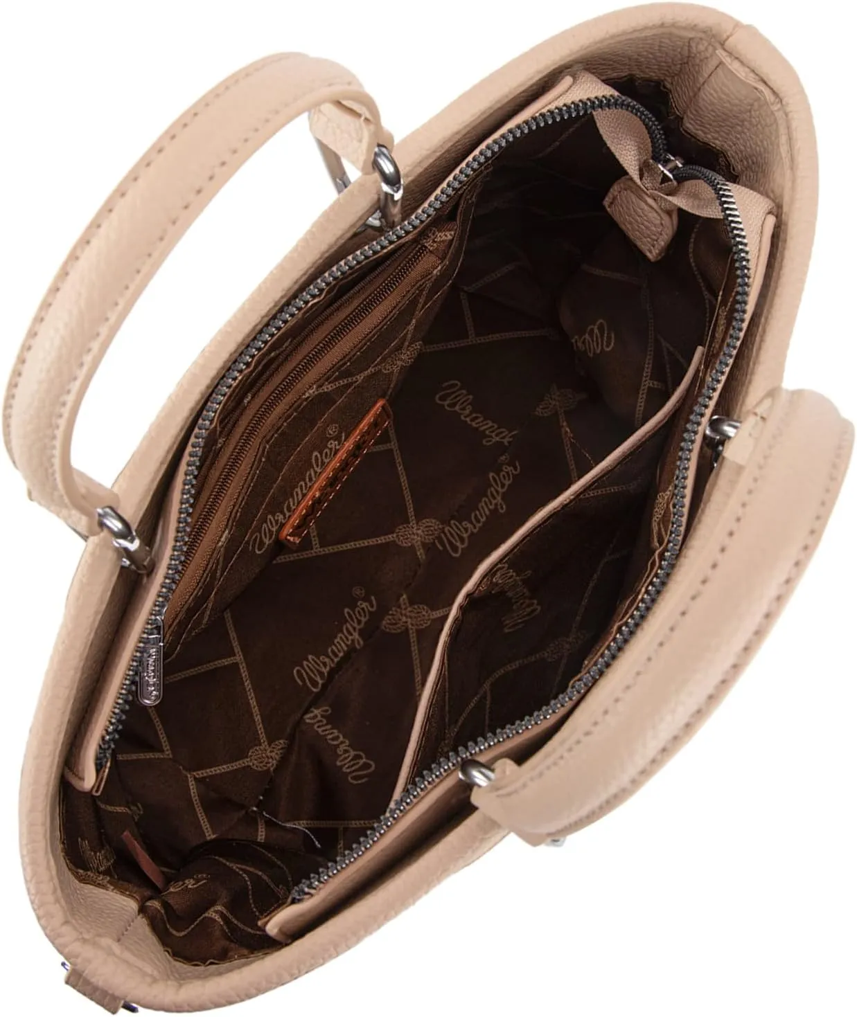Wrangler Tote Bag for Women Casual Work Top-handle Handbag with Card Holder