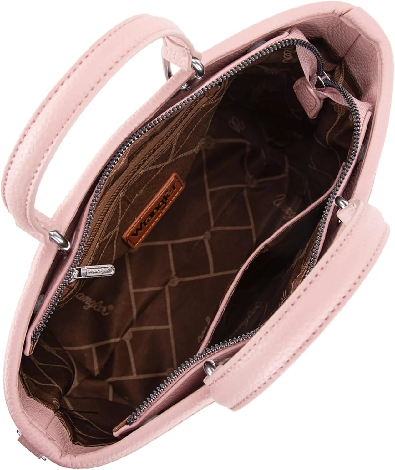 Wrangler Tote Bag for Women Casual Work Top-handle Handbag with Card Holder
