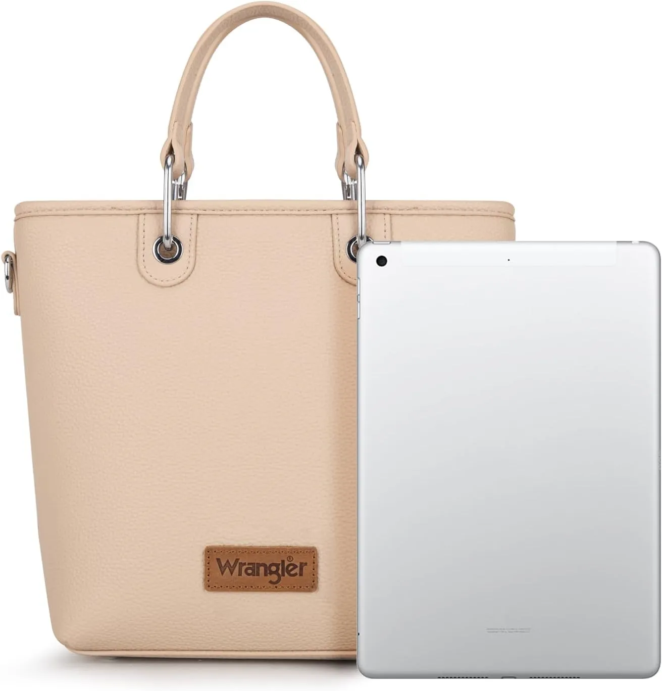 Wrangler Tote Bag for Women Casual Work Top-handle Handbag with Card Holder