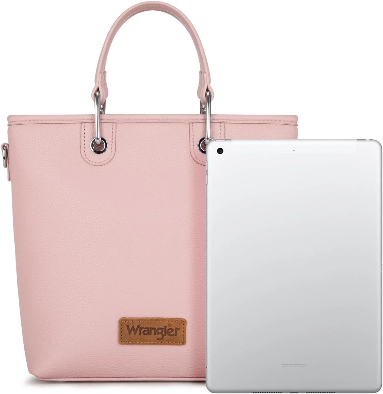 Wrangler Tote Bag for Women Casual Work Top-handle Handbag with Card Holder