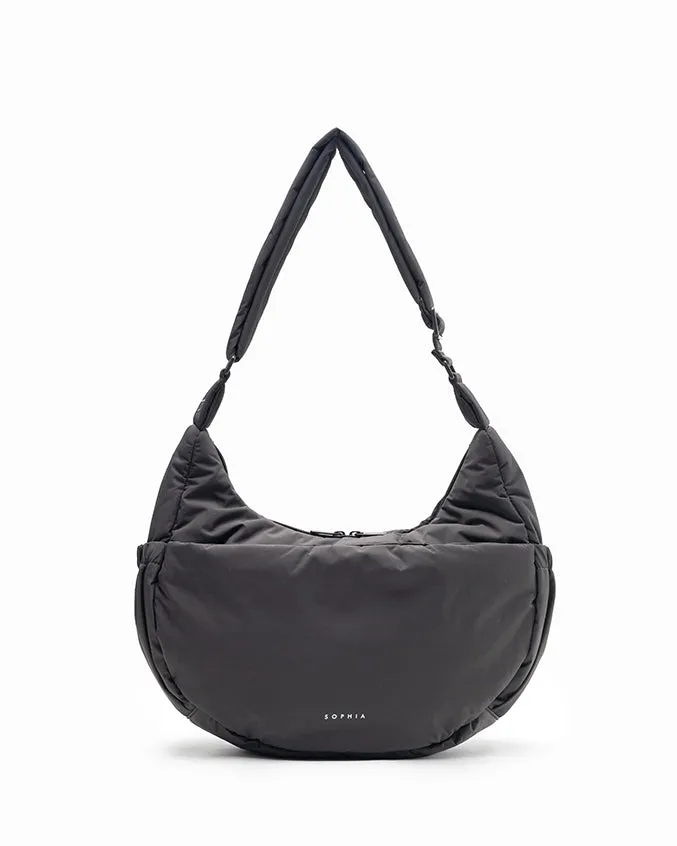 XL POSH CRESCENT BAG IN STORM