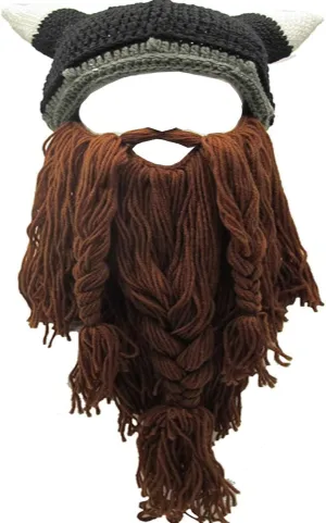 YEKEYI Wig Beard Hats Handmade Knit Warm Winter Caps Ski Funny Mask Beanie for Men Women YEKEYI