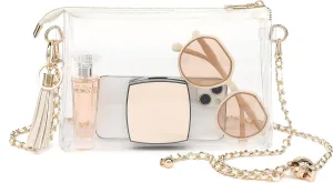 YGR Womens Clear Bag for Stadium Events Small Crossbody Purse for Concert, Party Sports Events Stadium Approved