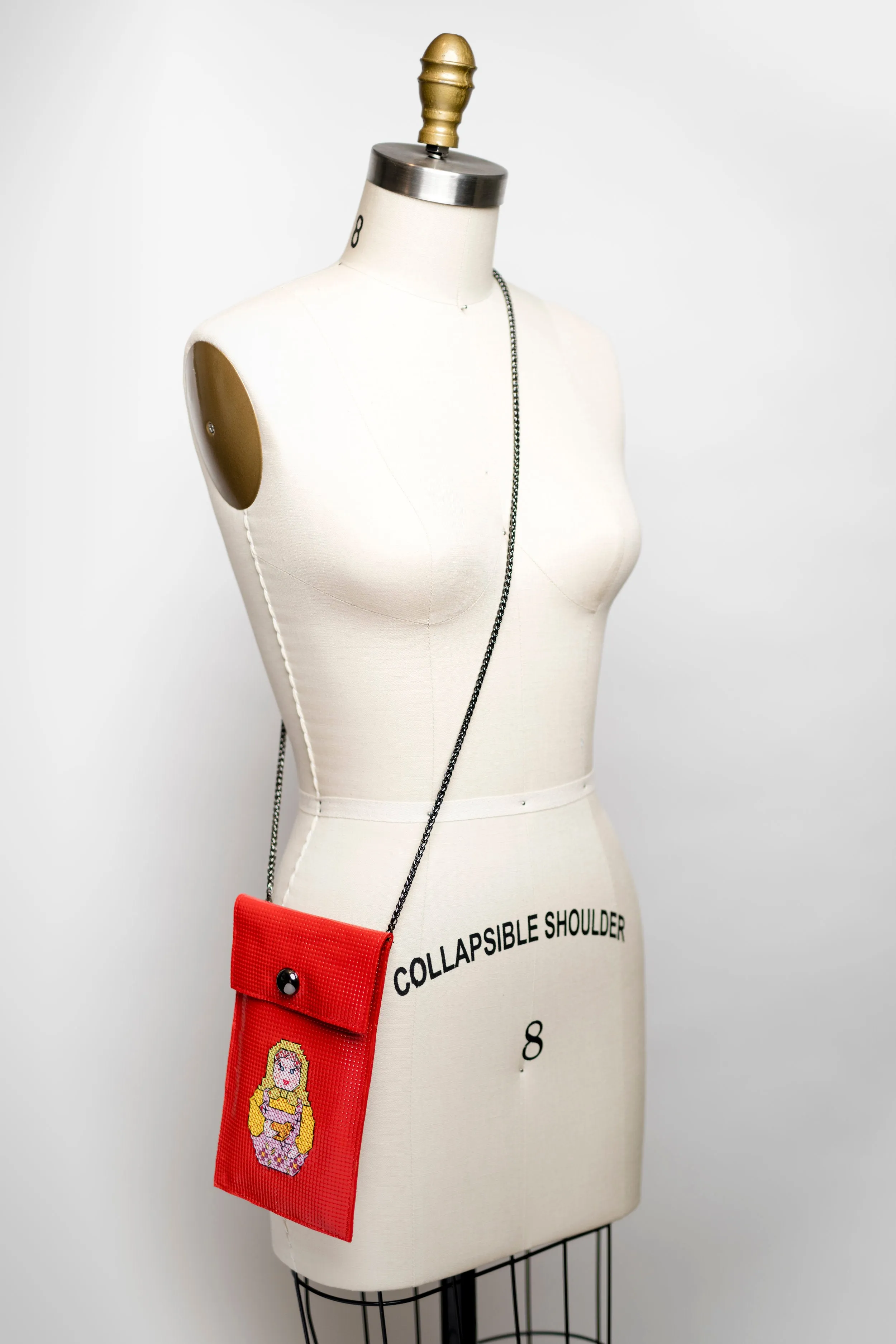 Yuliya in Red Slim Pouch