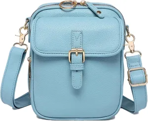 Zealburst Crossbody Leather Bag, Urvashi Crossbody Bag,Urvashi Vintage Double Layer Large Capacity Mini Cross Body Bags